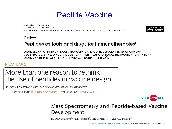 Peptide Vaccine 