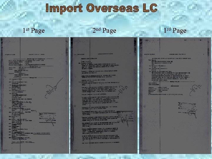 1 st Page 2 nd Page 1 rd Page 