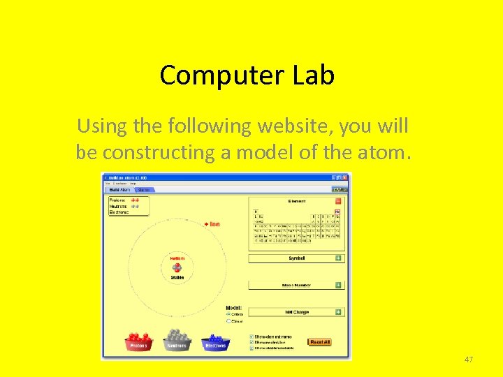 Computer Lab Using the following website, you will be constructing a model of the