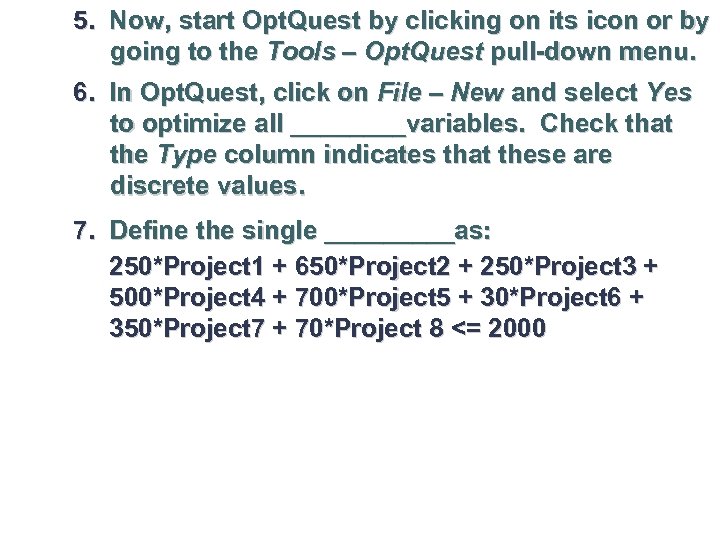 5. Now, start Opt. Quest by clicking on its icon or by going to