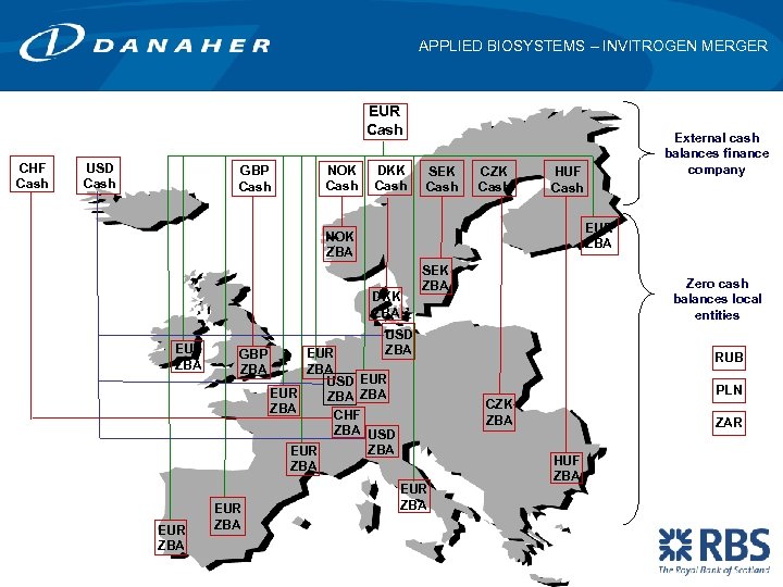 APPLIED BIOSYSTEMS – INVITROGEN MERGER EUR Cash CHF Cash USD Cash GBP Cash NOK