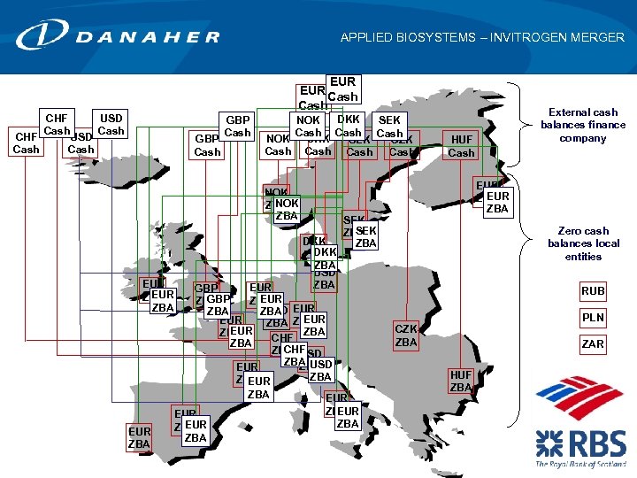 APPLIED BIOSYSTEMS – INVITROGEN MERGER EUR Cash CHF Cash USD Cash GBP Cash DKK
