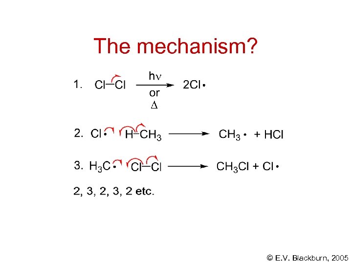 The mechanism? © E. V. Blackburn, 2005 