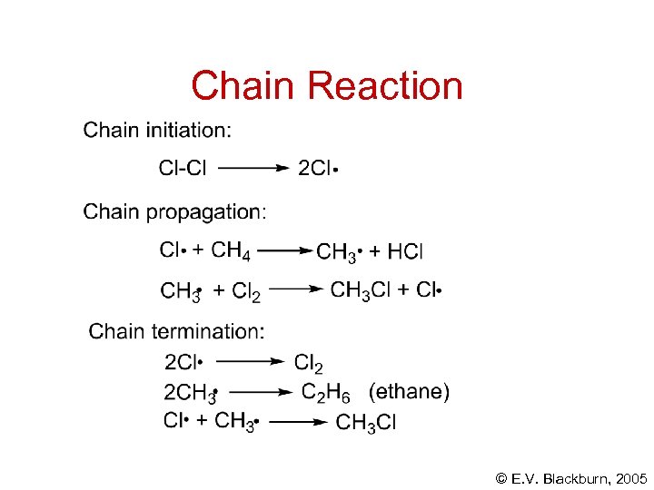 Chain Reaction © E. V. Blackburn, 2005 