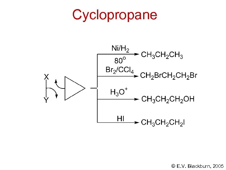 Cyclopropane © E. V. Blackburn, 2005 