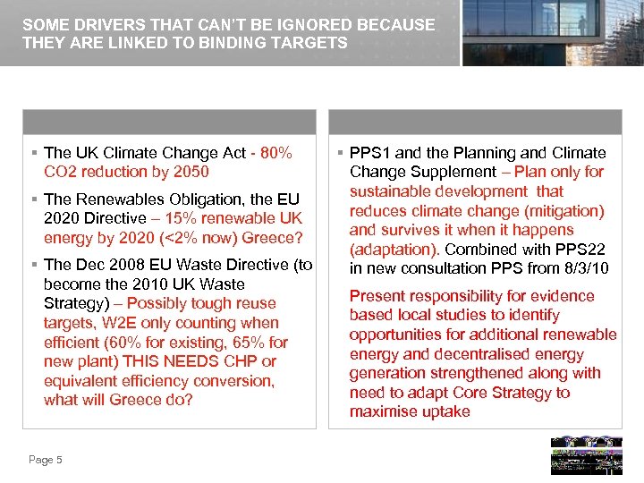 SOME DRIVERS THAT CAN’T BE IGNORED BECAUSE THEY ARE LINKED TO BINDING TARGETS §