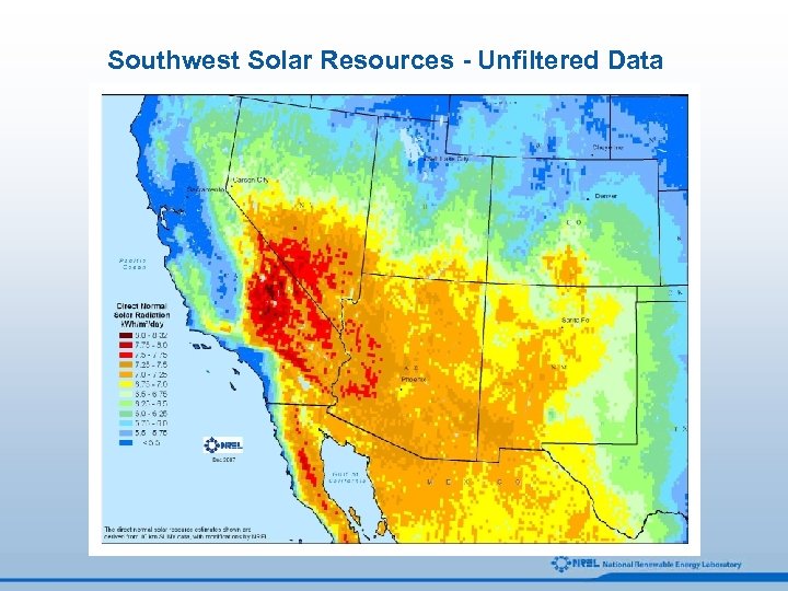 Southwest Solar Resources - Unfiltered Data 