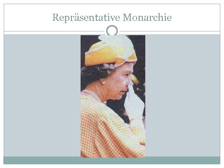 Repräsentative Monarchie 