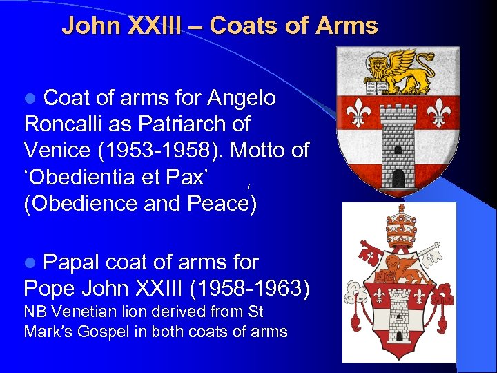 Pope John XXIII A Significant Person in the