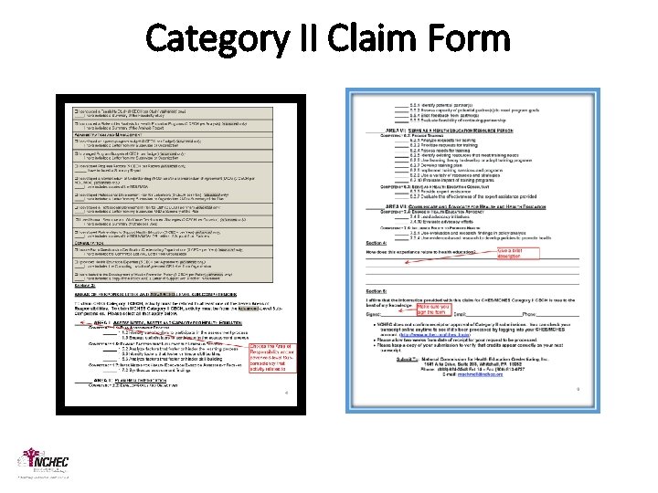 Category II Claim Form 