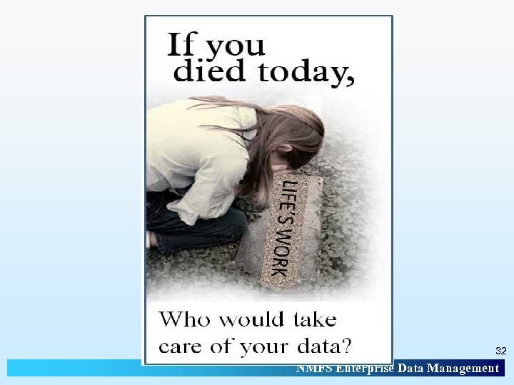 32 NMFS Enterprise Data Management 