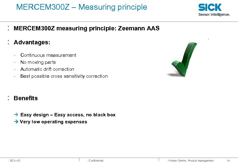 MERCEM 300 Z – Measuring principle : MERCEM 300 Z measuring principle: Zeemann AAS