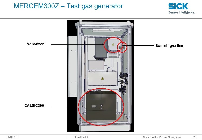 MERCEM 300 Z – Test gas generator Vaporizer Sample gas line CALSIC 300 :