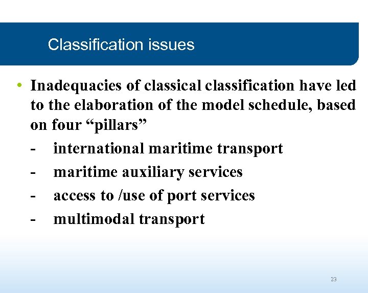 Classification issues • Inadequacies of classical classification have led to the elaboration of the