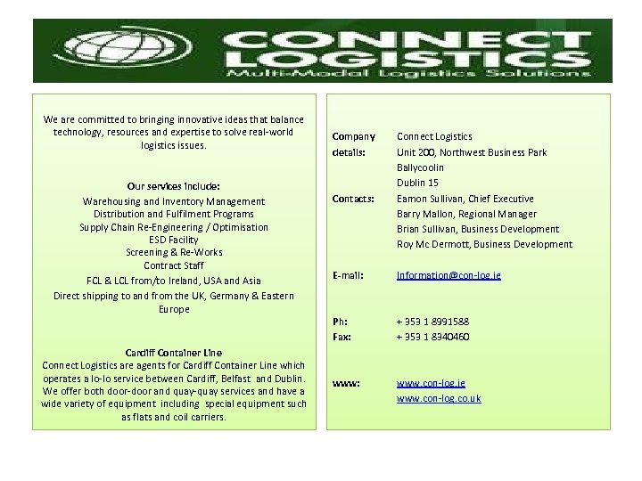 We are committed to bringing innovative ideas that balance technology, resources and expertise to