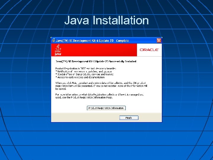 Java Installation 