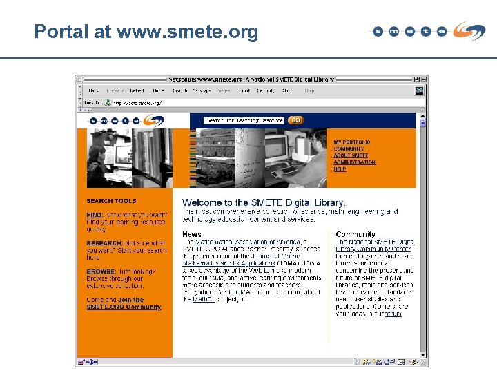 Portal at www. smete. org 