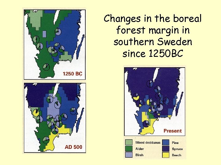 Changes in the boreal forest margin in southern Sweden since 1250 BC 