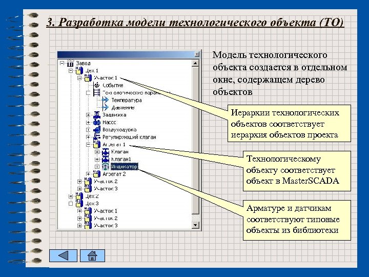 3. Разработка модели технологического объекта (ТО) Модель технологического объекта создается в отдельном окне, содержащем