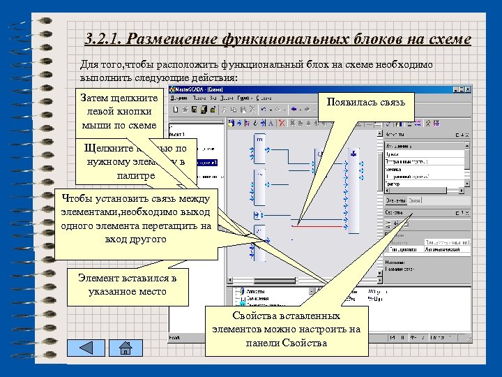 3. 2. 1. Размещение функциональных блоков на схеме Для того, чтобы расположить функциональный блок