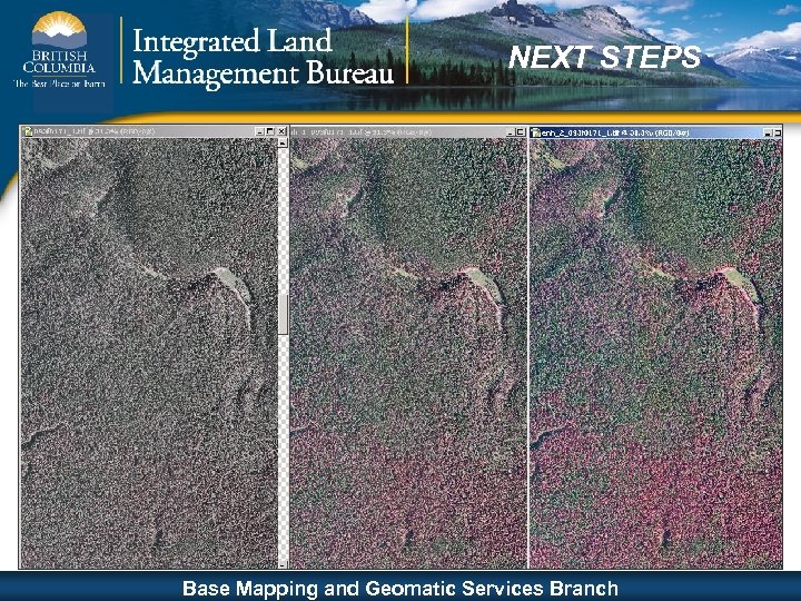 NEXT STEPS ISO 9001: 2000 Base Mapping and Geomatic Services Base and Geomatic Services