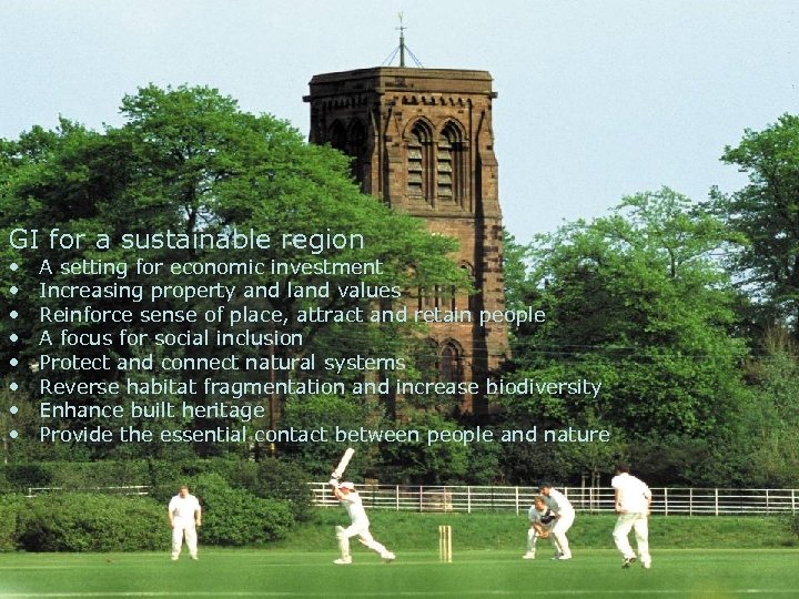 GI for a sustainable region • • A setting for economic investment Increasing property