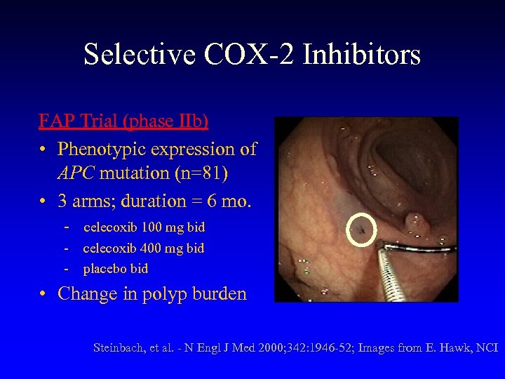Selective COX-2 Inhibitors FAP Trial (phase IIb) • Phenotypic expression of APC mutation (n=81)