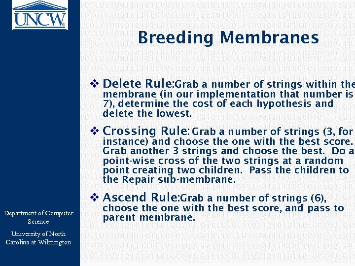 Breeding Membranes v Delete Rule: Grab a number of strings within the membrane (in
