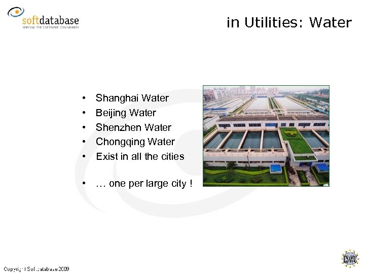 in Utilities: Water • • • Shanghai Water Beijing Water Shenzhen Water Chongqing Water