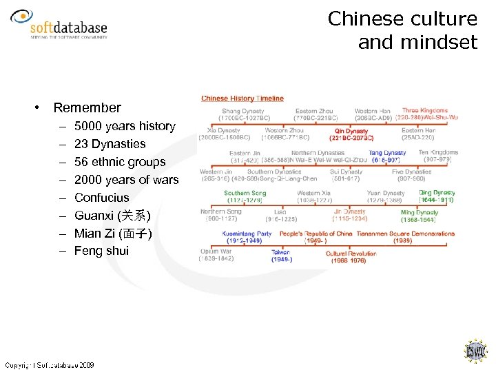 Chinese culture and mindset • Remember – – – – 5000 years history 23