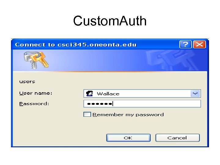 Custom. Auth 