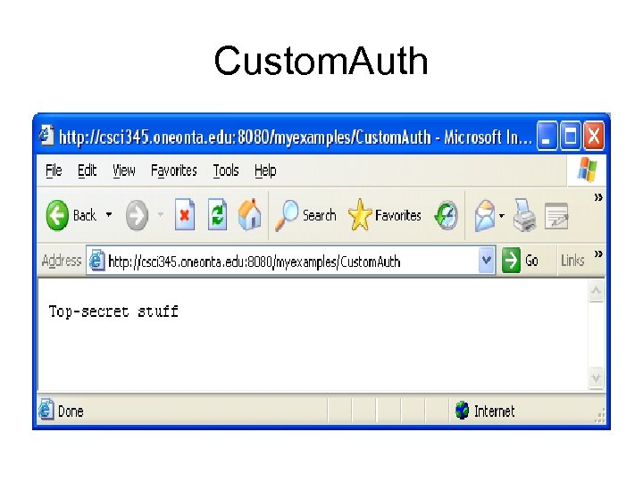 Custom. Auth 