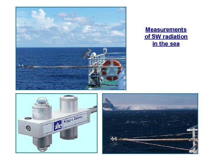 Measurements of SW radiation in the sea 