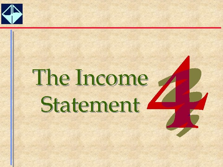 The Income Statement 