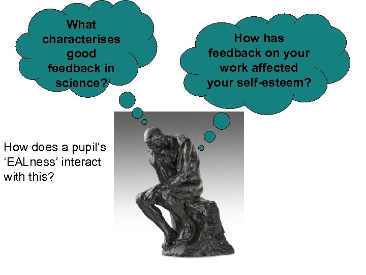 What characterises good feedback in science? How does a pupil’s ‘EALness’ interact with this?