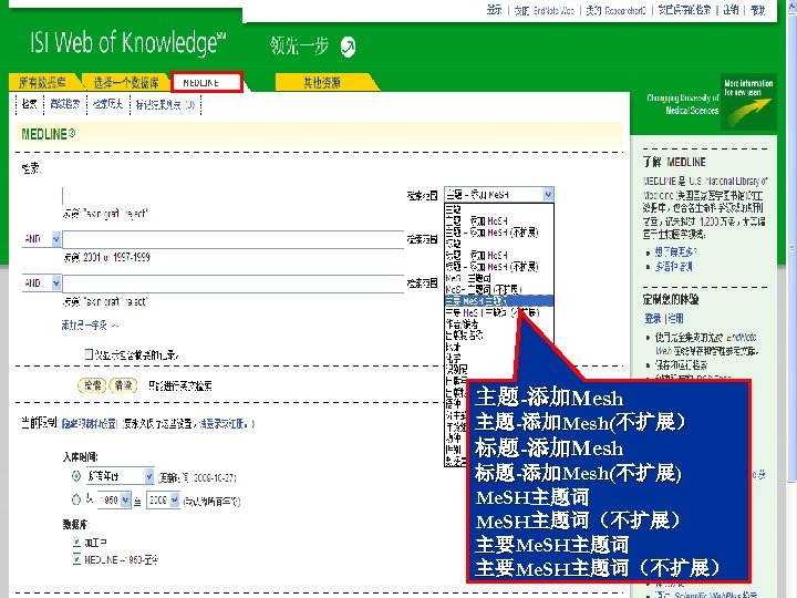 主题-添加Mesh(不扩展） 标题-添加Mesh(不扩展) Me. SH主题词（不扩展） 主要Me. SH主题词（不扩展） 