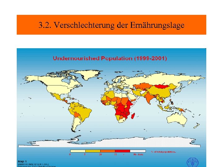 3. 2. Verschlechterung der Ernährungslage 