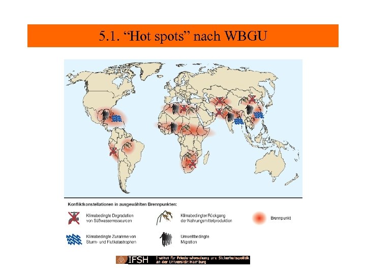 5. 1. “Hot spots” nach WBGU 