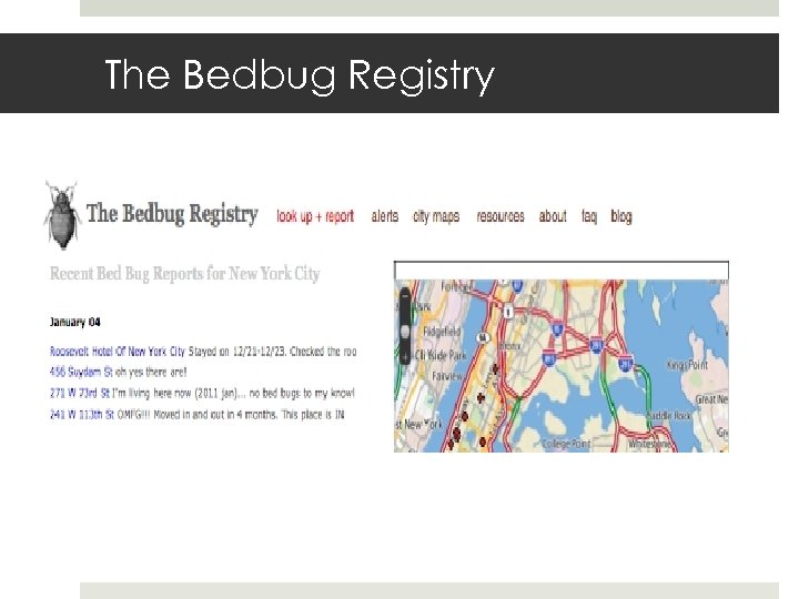 The Bedbug Registry 