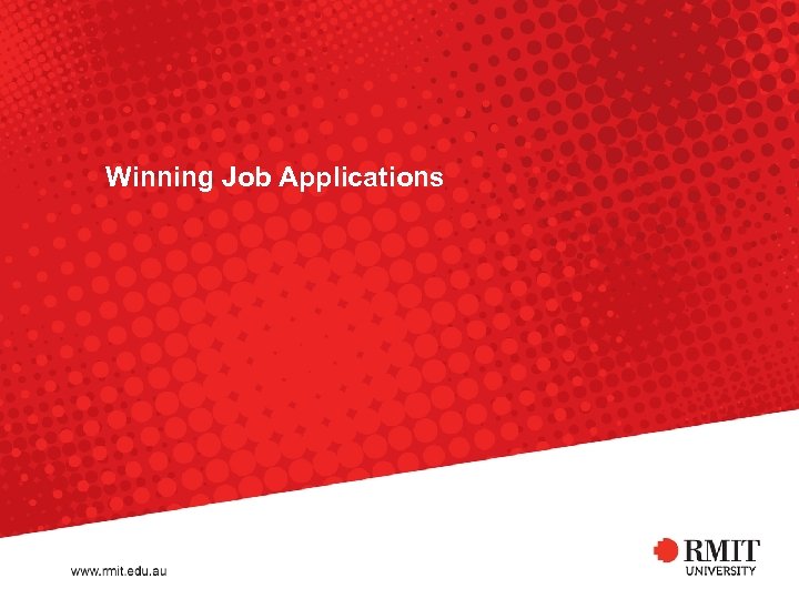 Winning Job Applications 