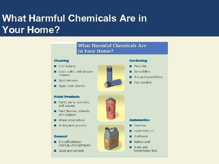 What Harmful Chemicals Are in Your Home? 