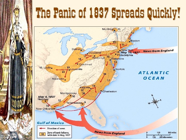 The Panic of 1837 Spreads Quickly! 