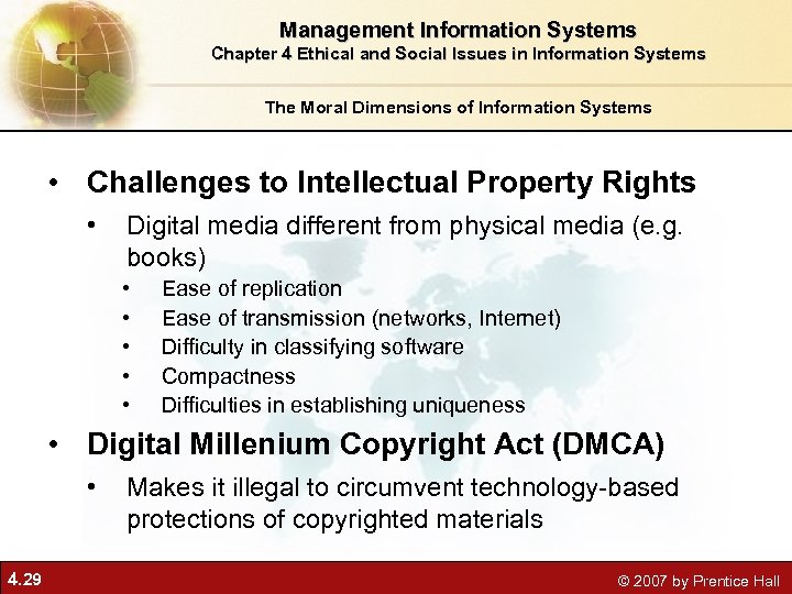 Management Information Systems Chapter 4 Ethical and Social Issues in Information Systems The Moral