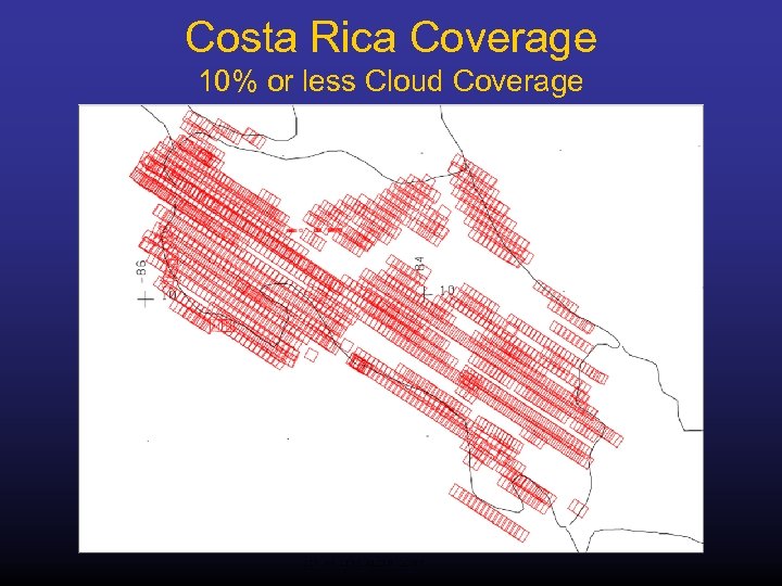 Costa Rica Coverage 10% or less Cloud Coverage 