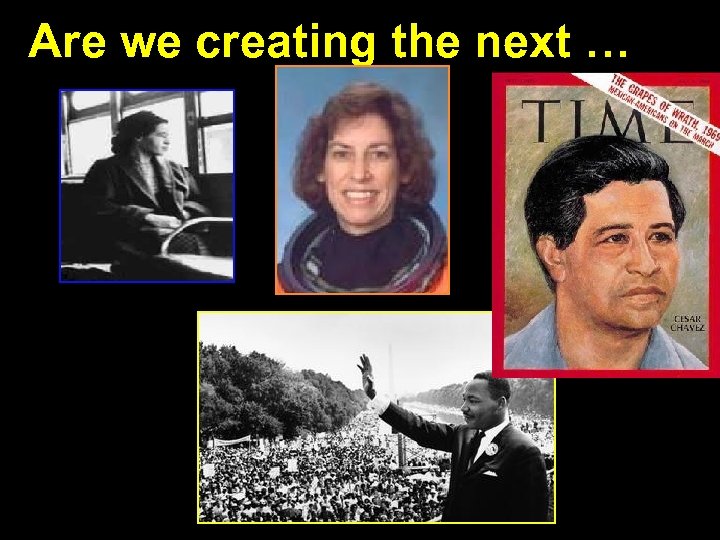 Are we creating the next … 