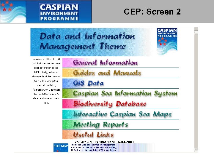 CEP: Screen 2 