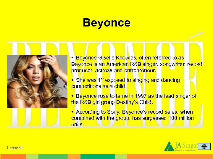 Beyonce • Beyonce Giselle Knowles, often referred to as Beyonce is an American R&B