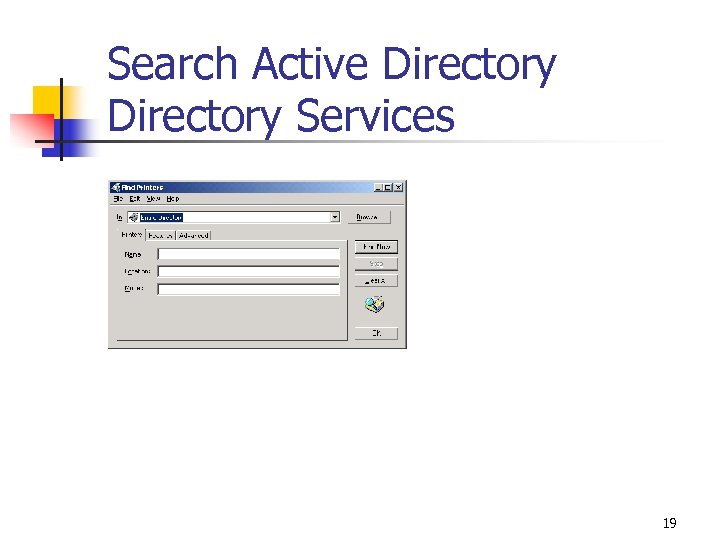 Search Active Directory Services 19 