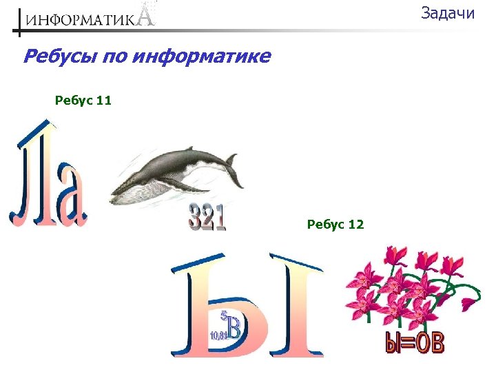 Ребусы по информатике 7 класс презентация