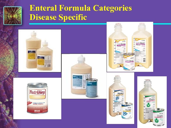 Enteral Formula Categories Disease Specific 